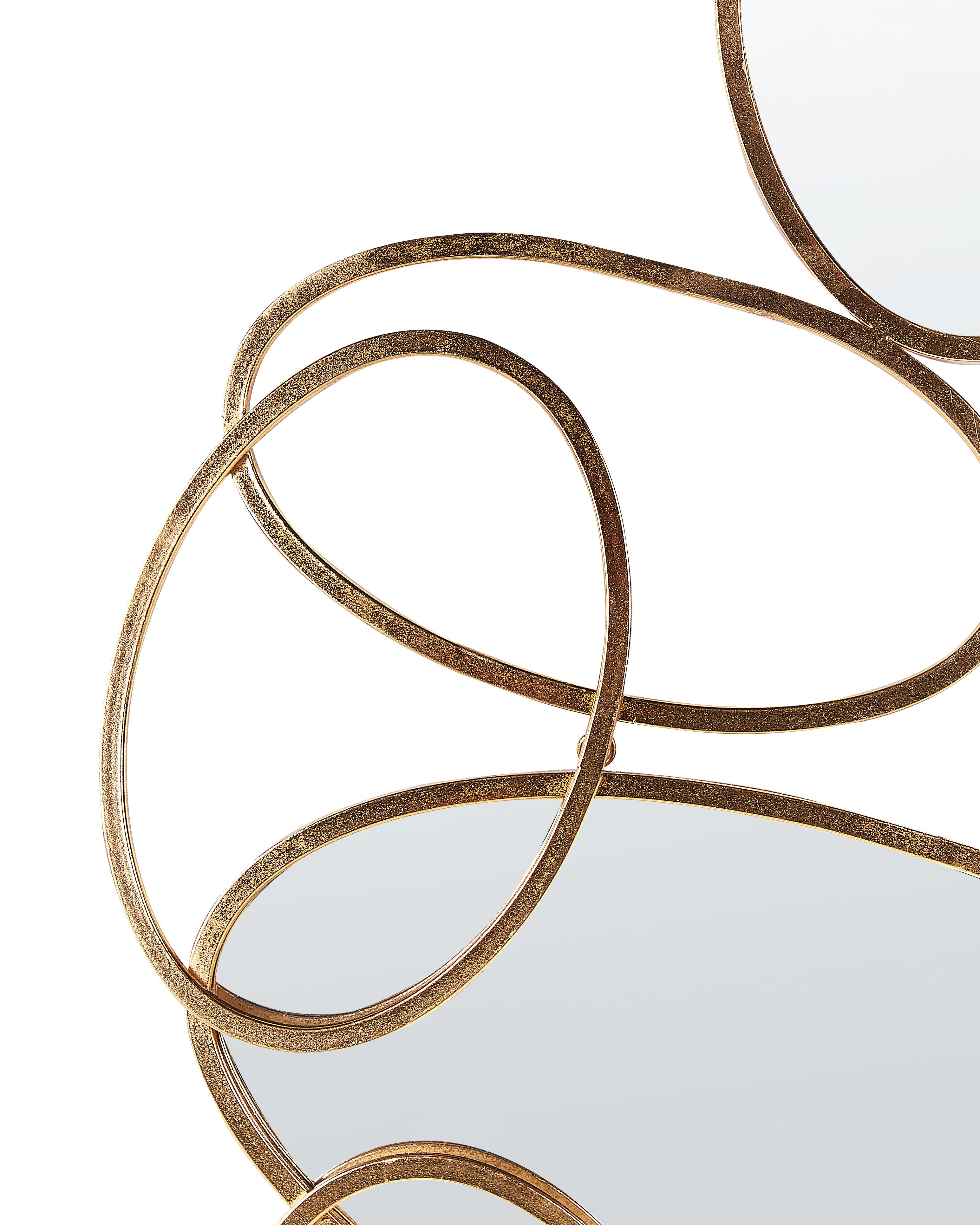 Wandspiegel DECIZE 113 cm 77 cm Metaal Goud