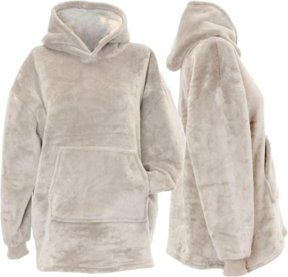 Unique Living hoodie Kids 6 tot 10 jaar grijs onesize