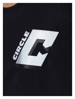 Maillot manches courtes Running Circle Legend Noir Femme