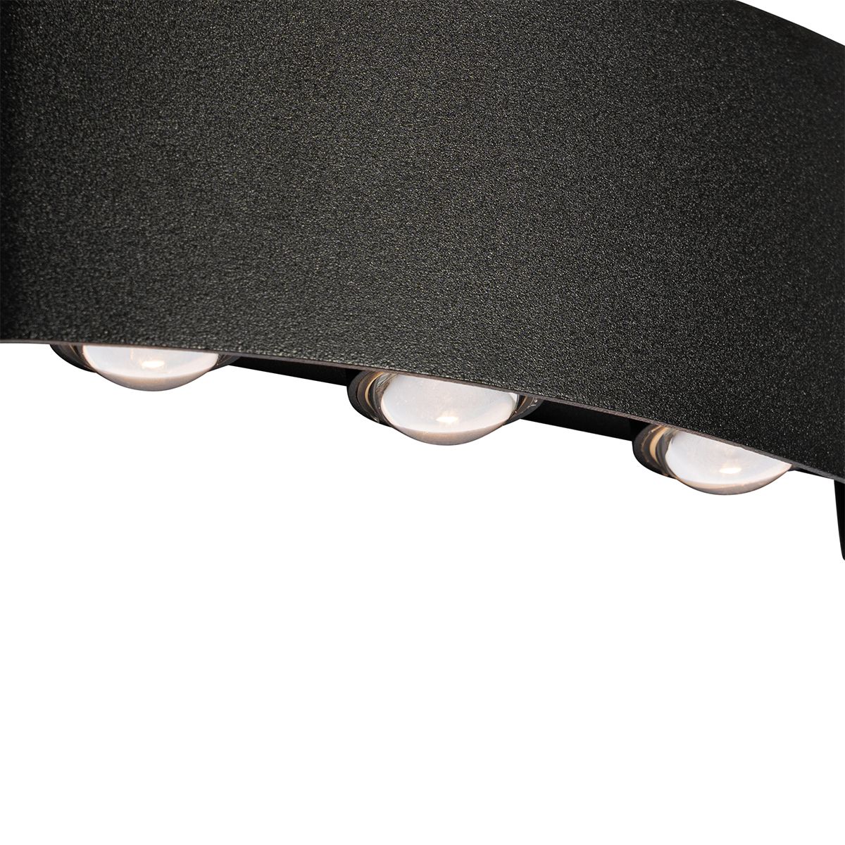 Buiten wandlamp zwart incl. LED 6-lichts IP54 - Silly