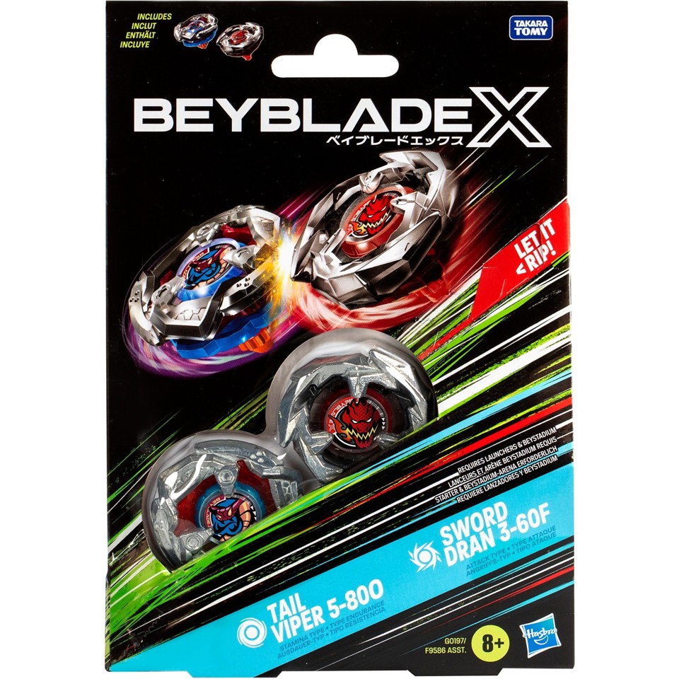 Beyblade – BBX Bey Bbx Tail Viper Sword Dran