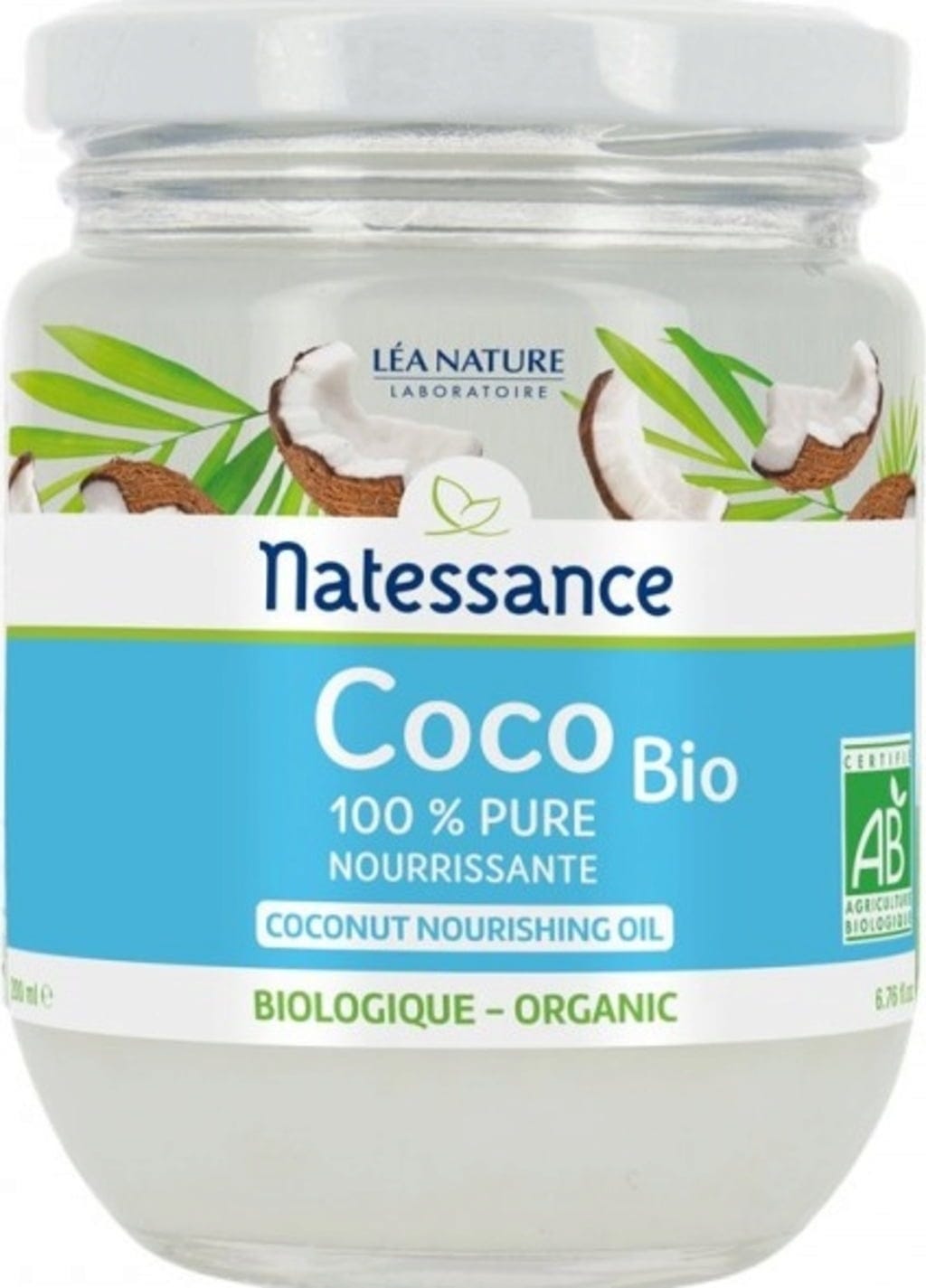 Natessance  Bio Kokosöl, 200 ml
