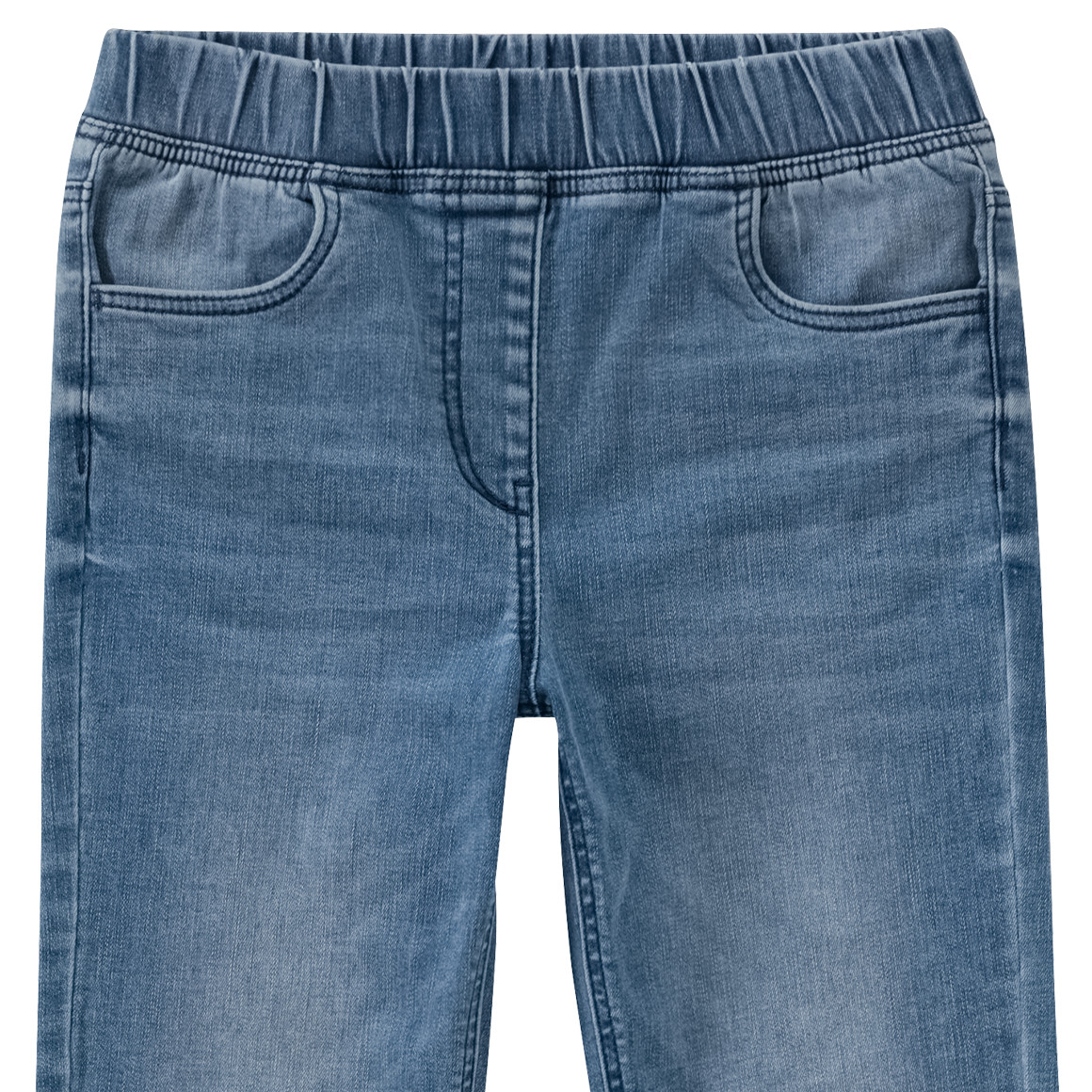 Yigga Mädchen Flared-Jeggings mit Elastikbund blau