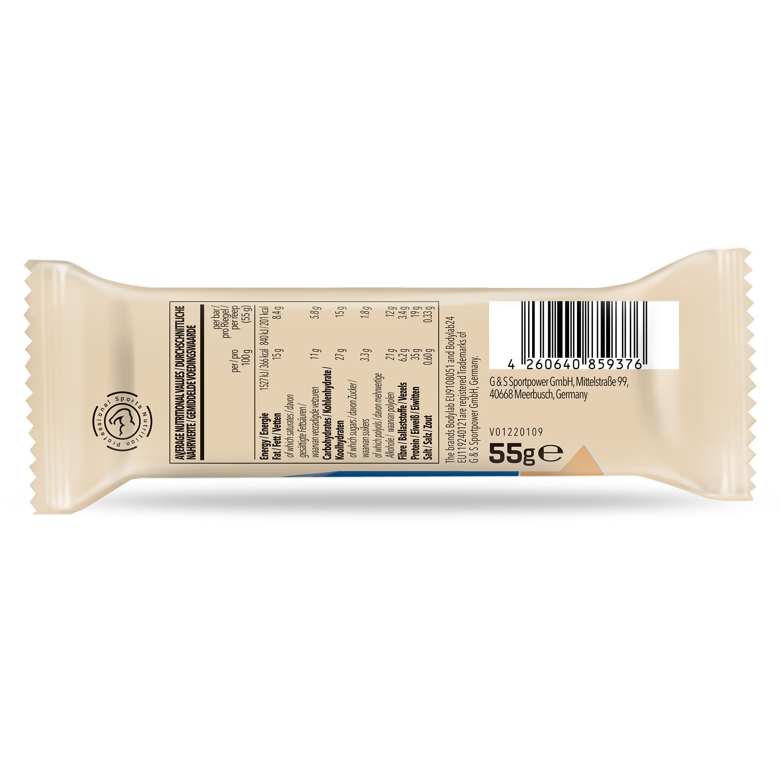 Vanilla Caramel Protein Bar (12x55g)