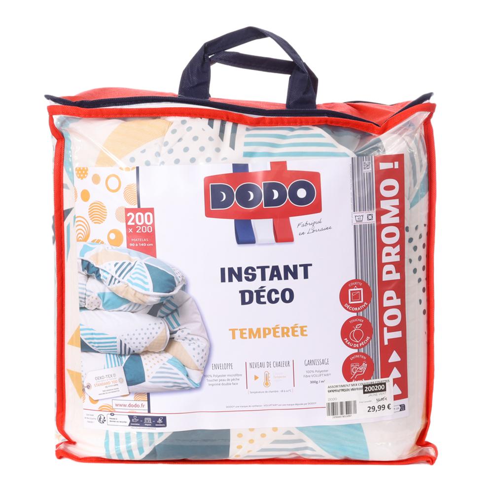 Dodo Couette Bleu/Blanc/Jaune Dodo Instant Déco 200x200