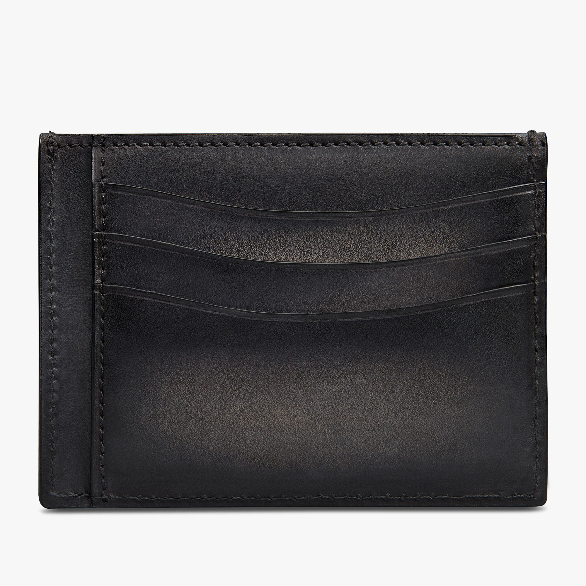 Bambou Tetris Scritto Leather Card Holder