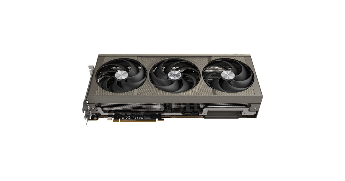 SAPPHIRERadeon RX 9070 XT Nitro+ Gaming OC grafische kaart  (Zilver, 2x DisplayPort, 2x HDMI 2.1, RDNA4)