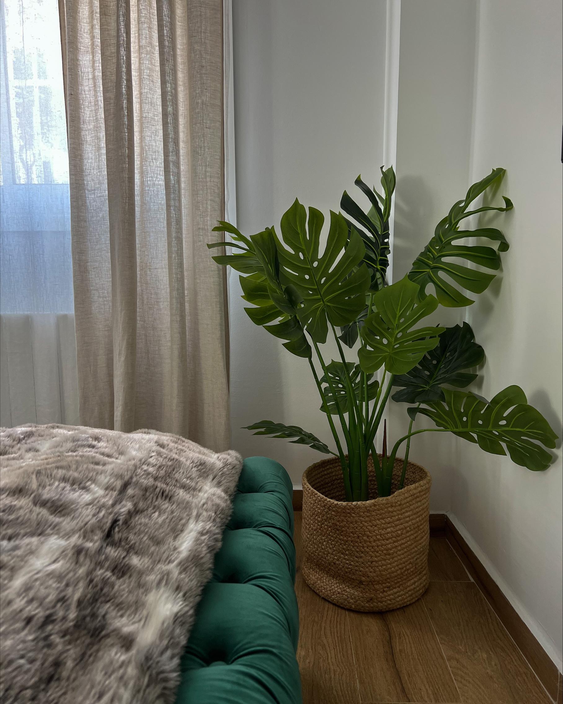 Kunstplant MONSTERA PLANT 113 cm Groen