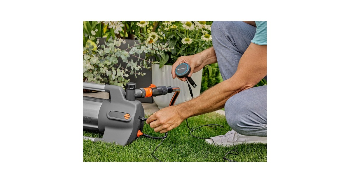 GARDENABesproeiingspomp 6500 SilentComfort  (Donkergrijs/roestvrij staal, 1300 Watt | Bluetooth)