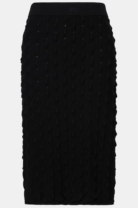 Maxi-Strickrock, Slim Shape, Bubble-Strick