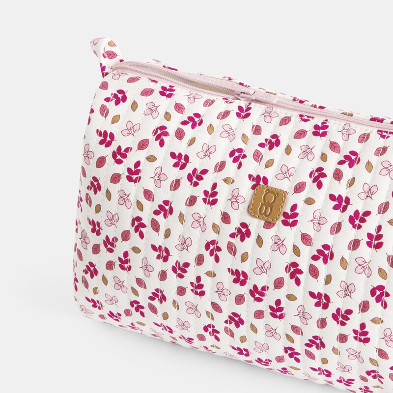 Trousse de toilette fleurs bébé fille Rose