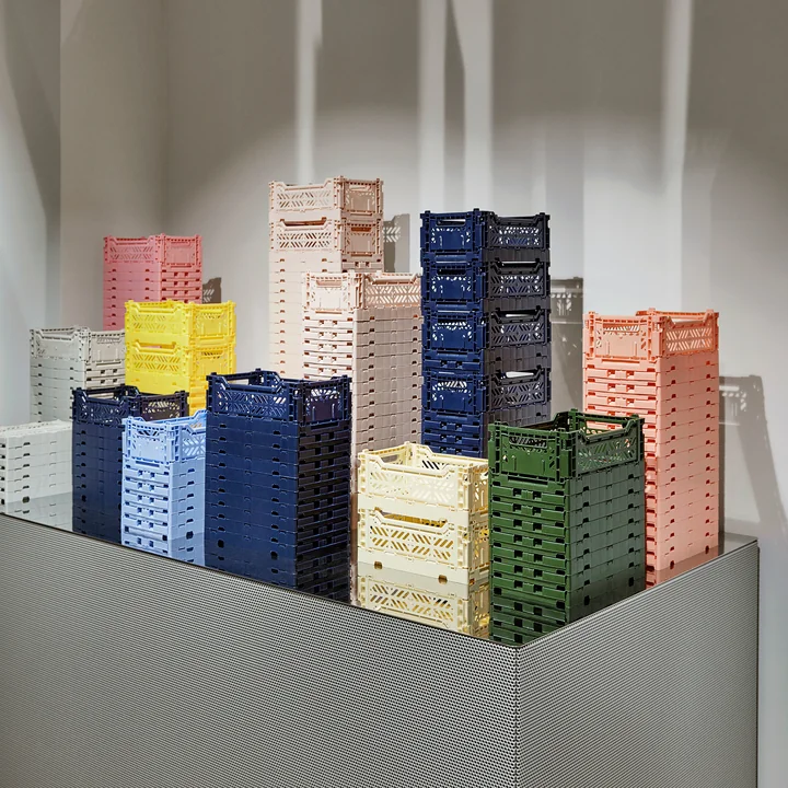 HAY - Colour Crate Korb M, 40 x 30 cm, lavendel