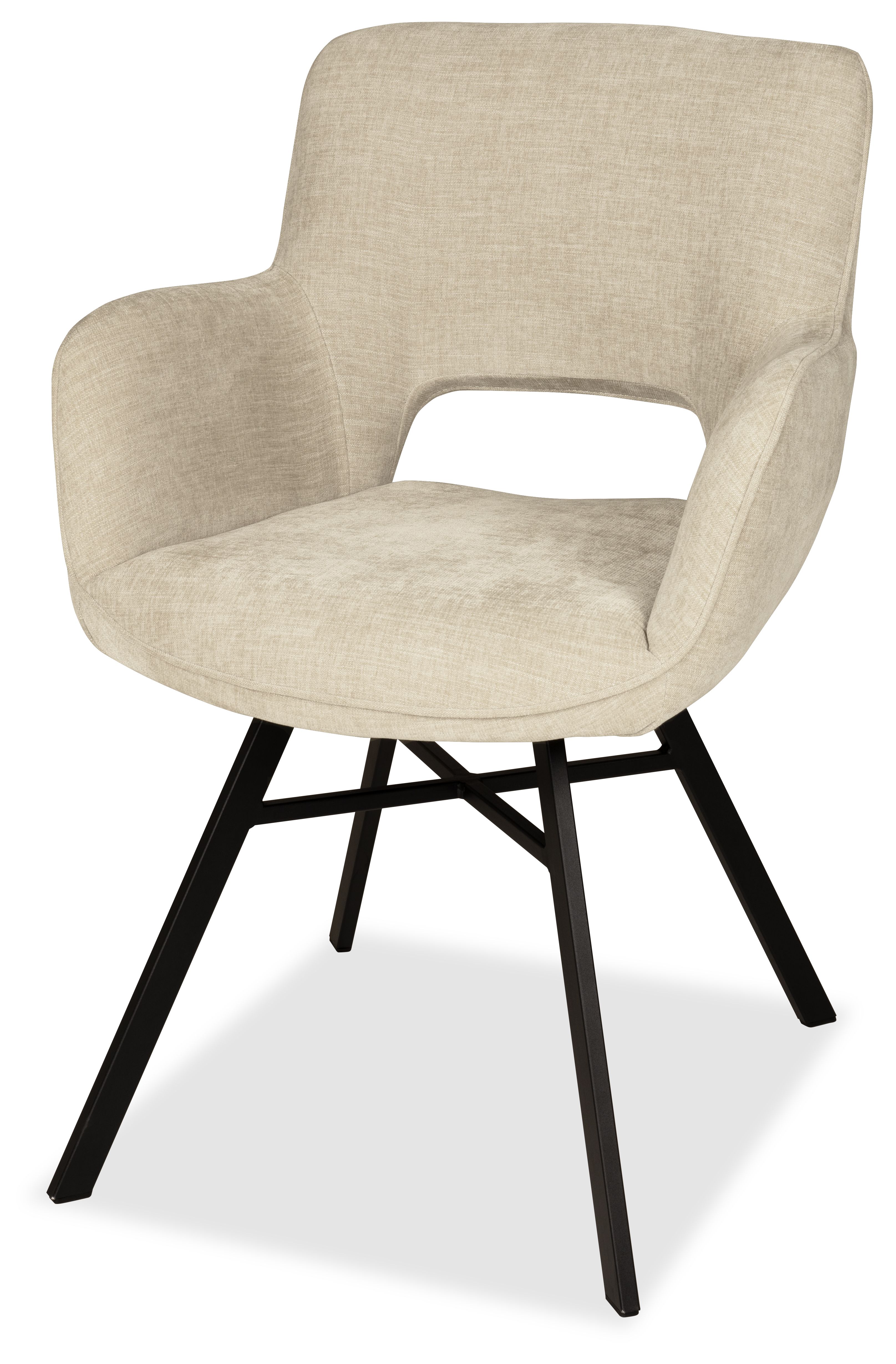 Eetkamerstoel - Miami Toffee Seta B58 x D65 x H85.5 cm