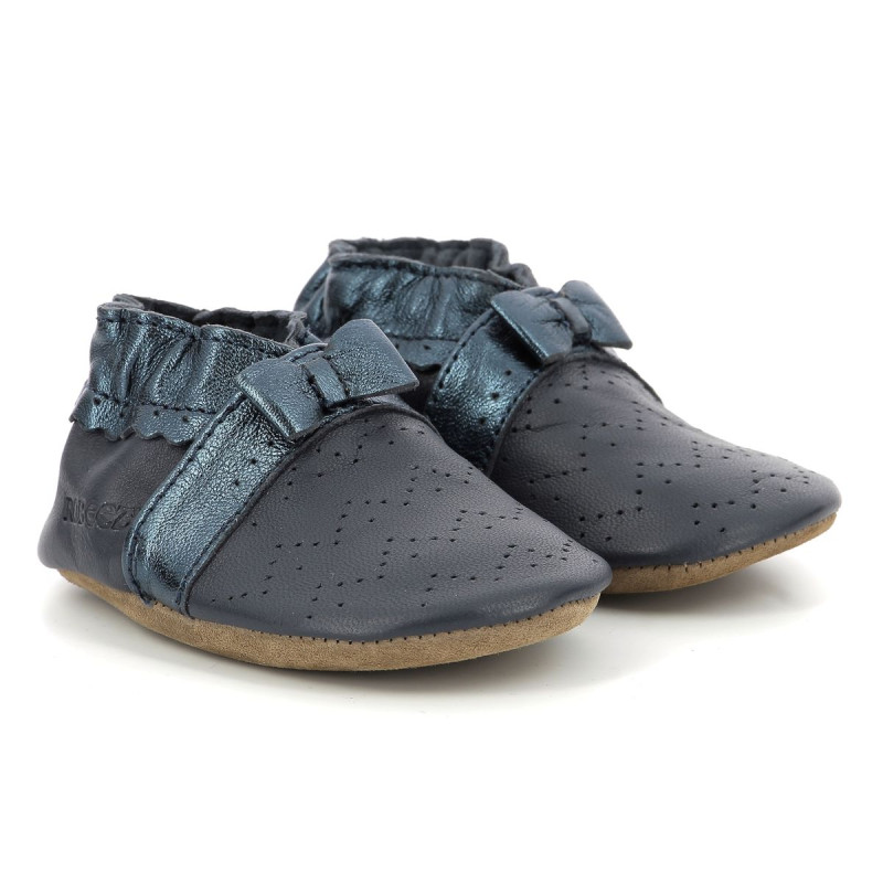 Robeez Robeez Chaussons Happy Mood Marine