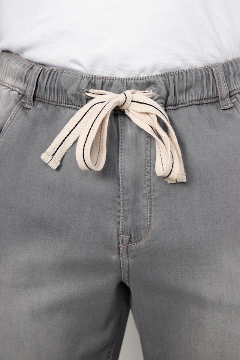 John. F. Gee Joggjeans, Straight Fit, 4-Pocket, Used-Optik, Schlupfbund