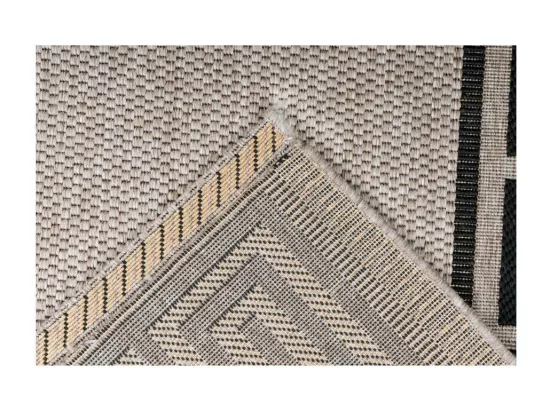 Tapis 170x120cm, design F205A coloris argent - Confort et élégance pour votre intérieur
