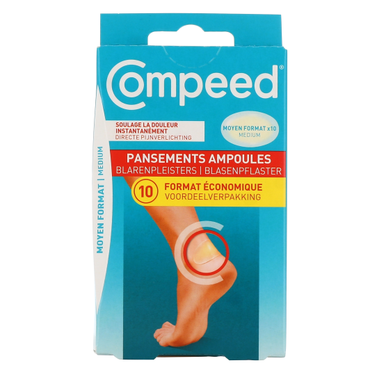 Pansements Compeed Ampoules Moyen Format x10
