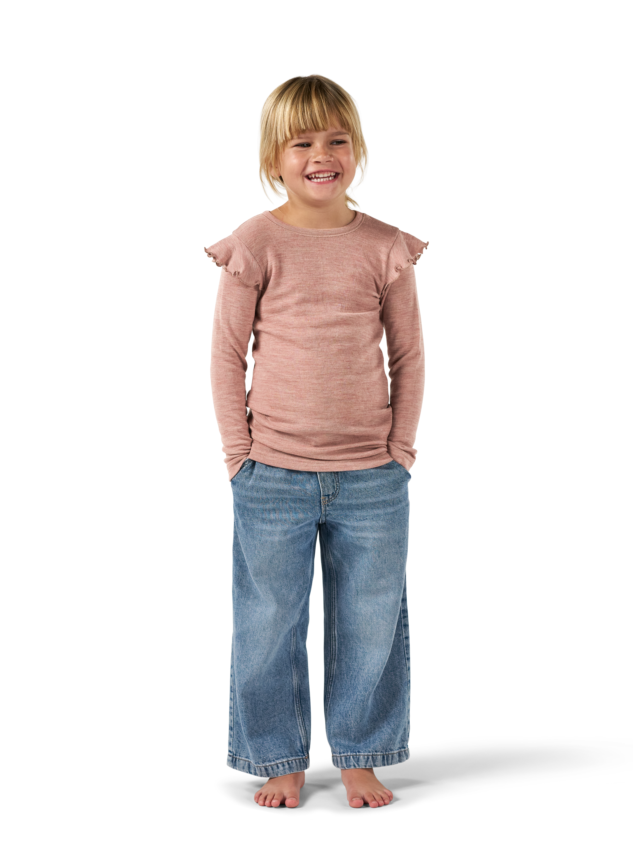 Shirt van merinowol voor kinderen