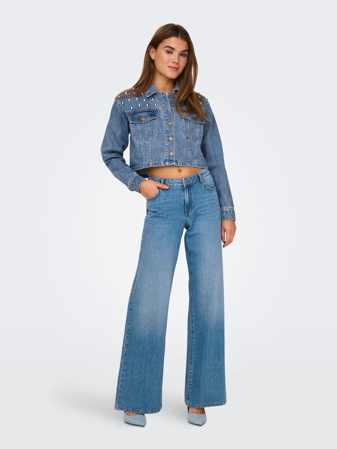 ONLZENDAYA Jeansjacke Medium Blue Denim