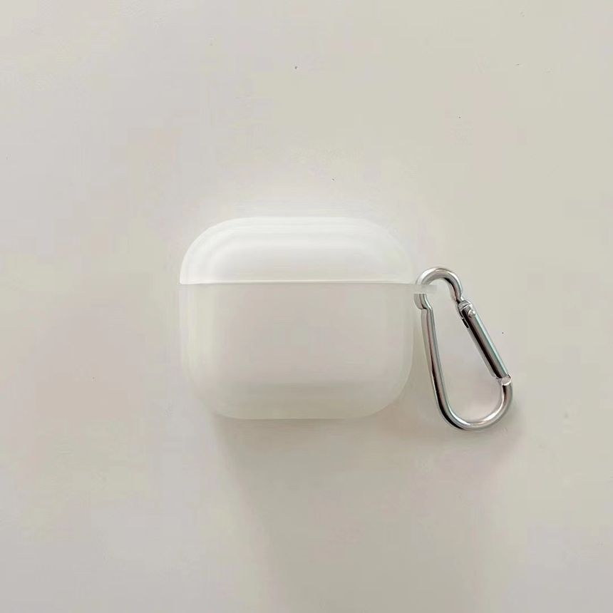 Galeon - Transparante, matte AirPods / Pro oortelefoonhoes