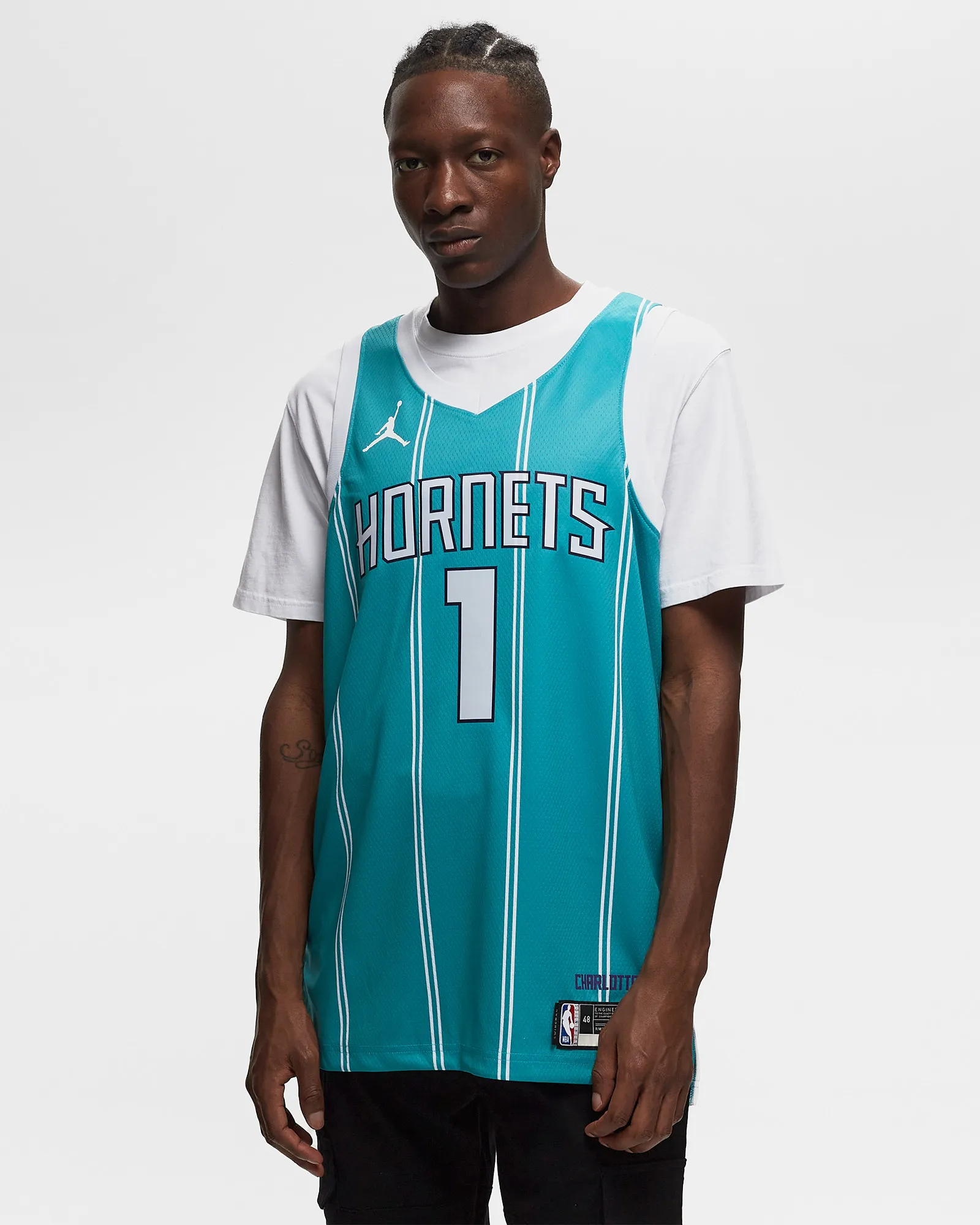 Nike Charlotte Hornets Icon Edition 2022/23 Jordan Dri-FIT NBA Swingman Trikot
