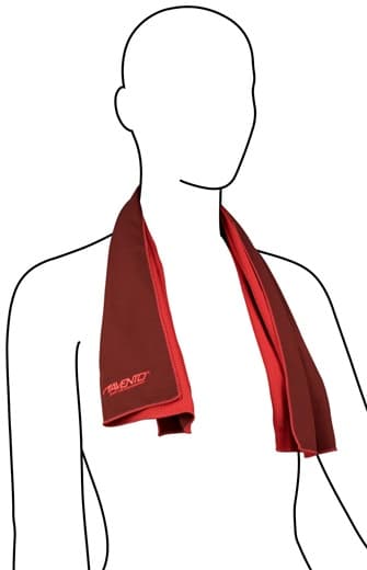Sports towel AVENTO Cooling 41ZD 80x30cm Pink/Anthracite
