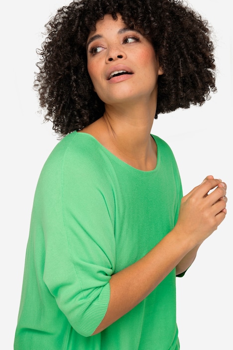 Pullover, oversized, Rundhals, Langarm