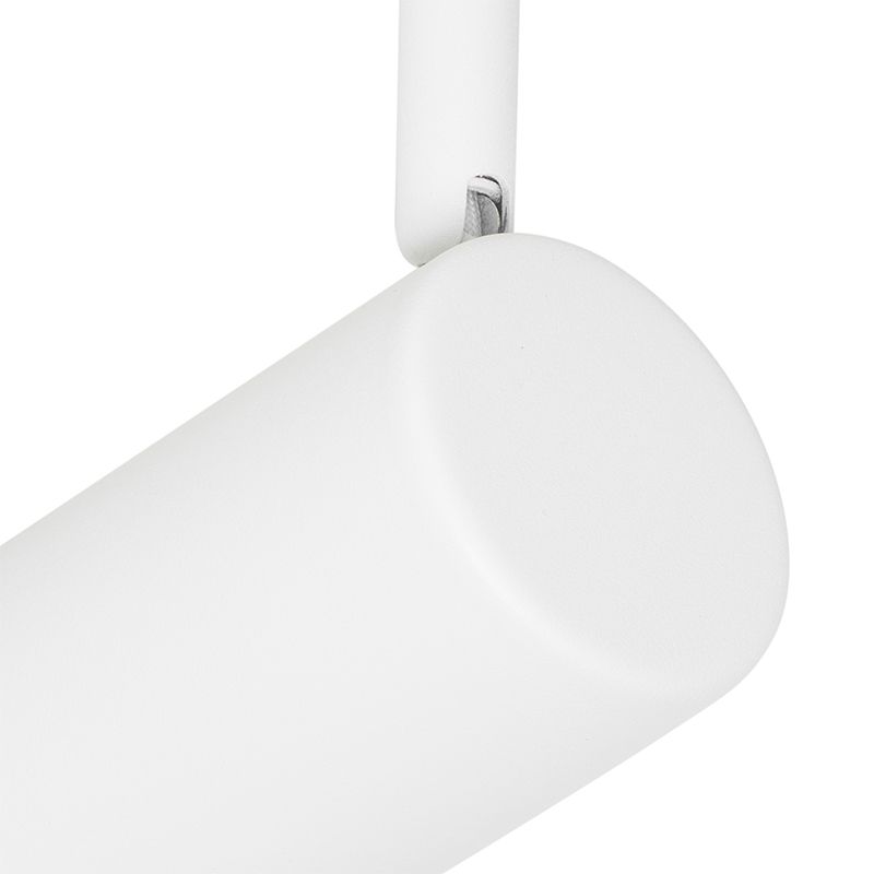 Moderne plafondlamp wit 5-lichts verstelbaar vierkant - Jeana