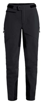 Pantalon de Vélo Softshell Femme Vaude Qimsa II Noir