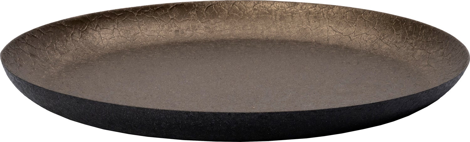 Intratuin decoratiebord Bony bruin / goud D 30 H 2 cm