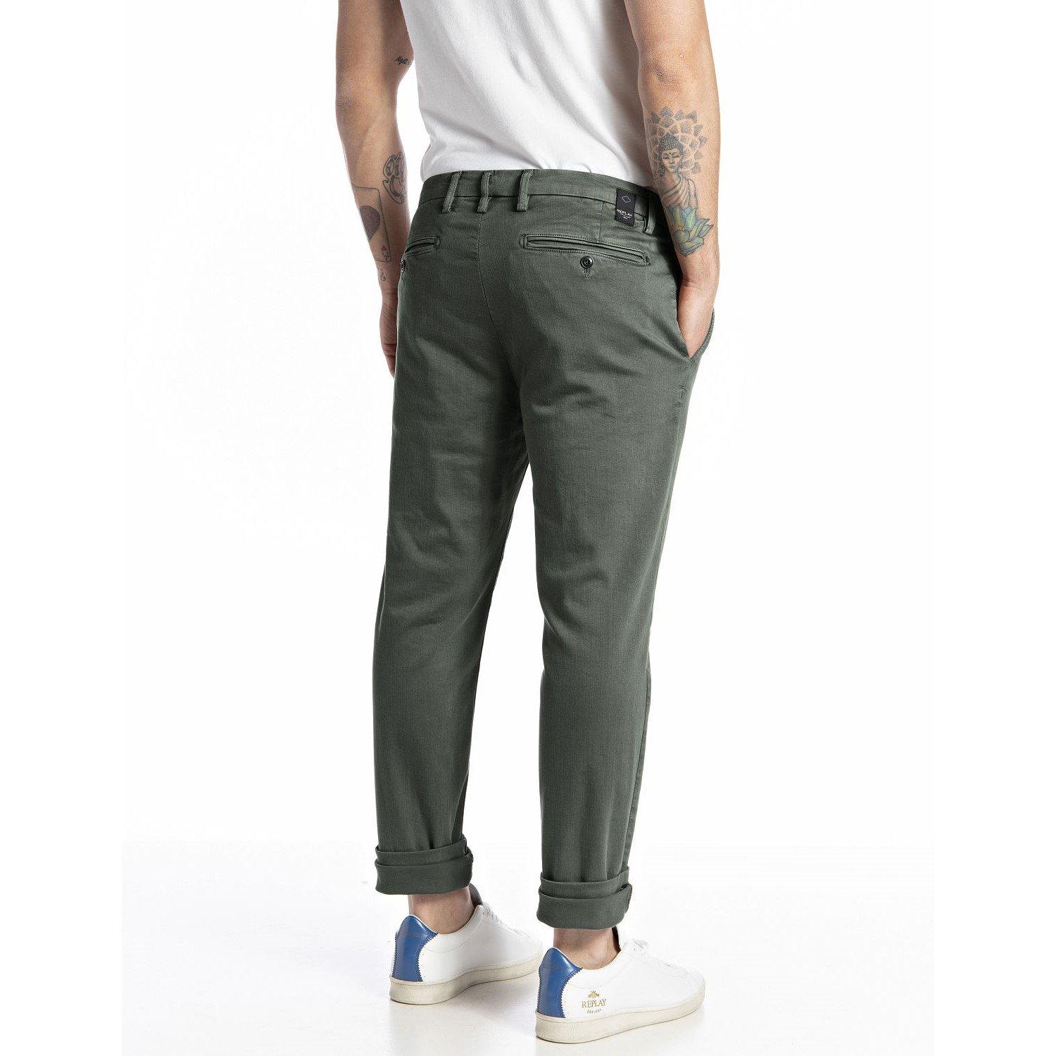 Replay Hyperflex Zeumar Slim Chinos