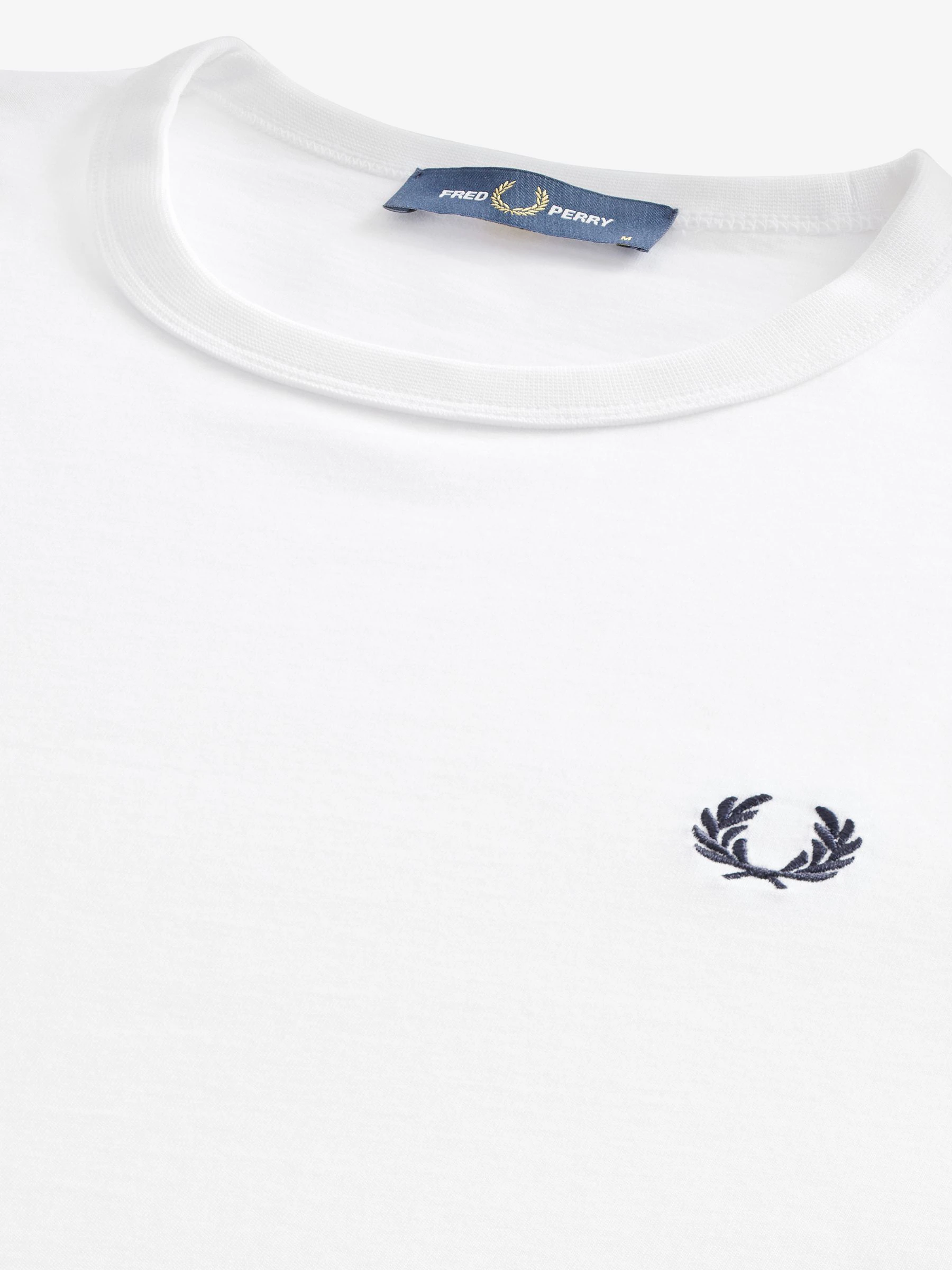 Wit - Fred Perry - T-shirt