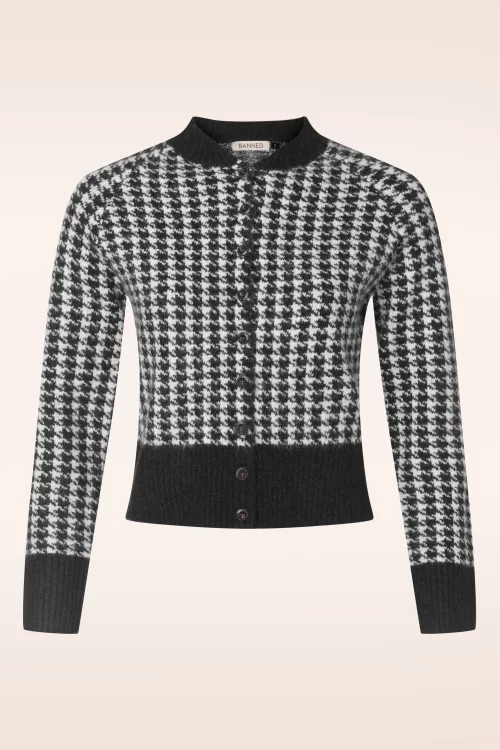 Banned Retro Hattie cardigan in zwart