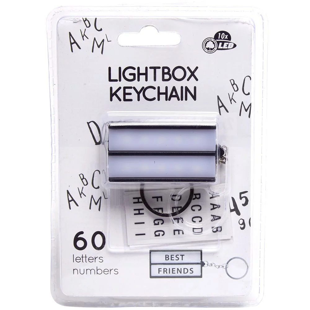 Porte clés boîte lumineuse