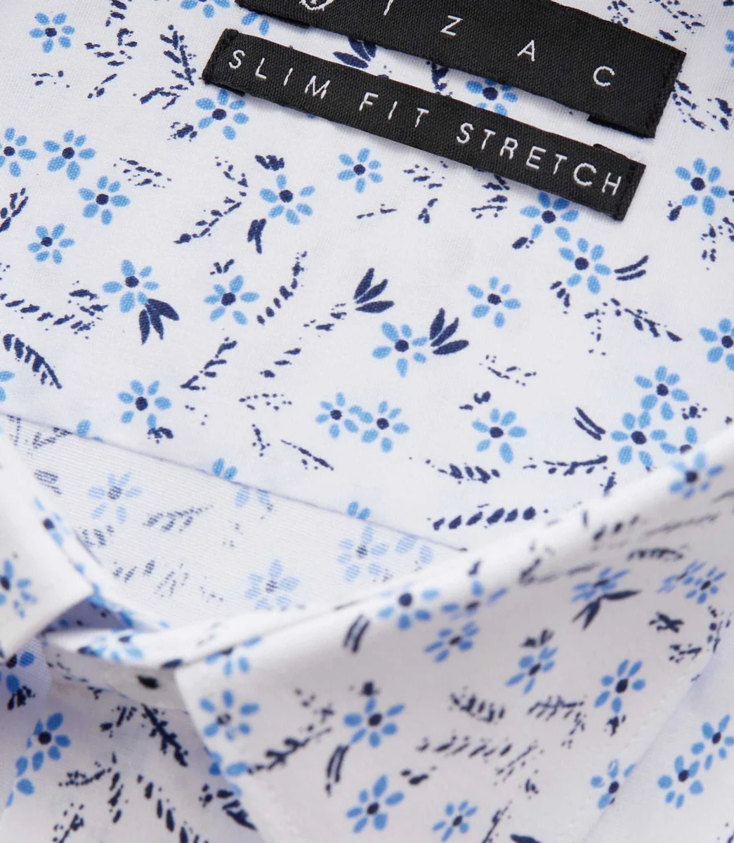 Chemise ville bleue 