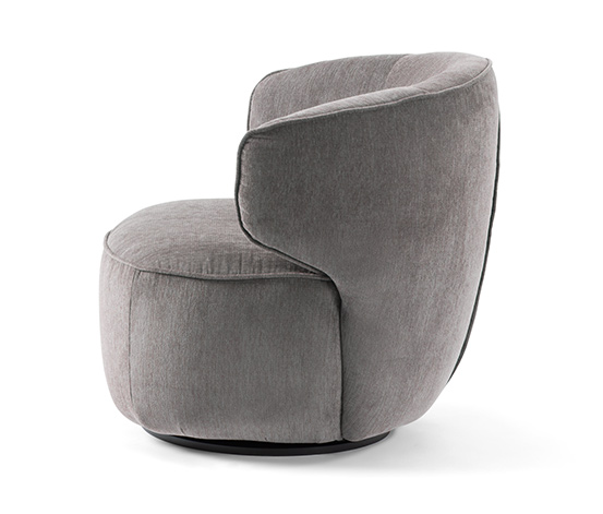 Sessel mit Drehfunktion, grau