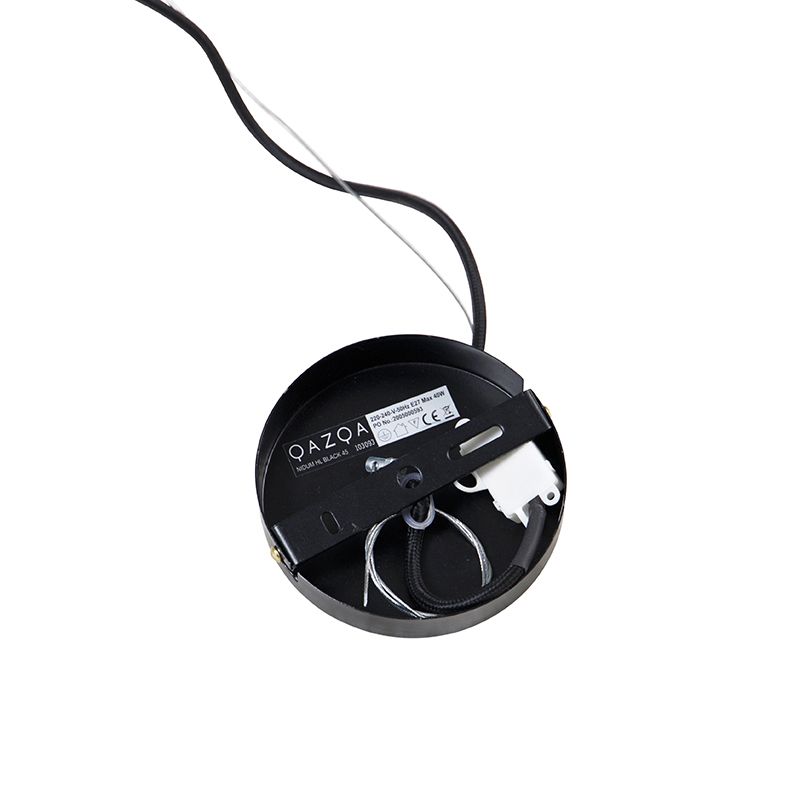 Oosterse hanglamp zwart 45 cm - Nidum L