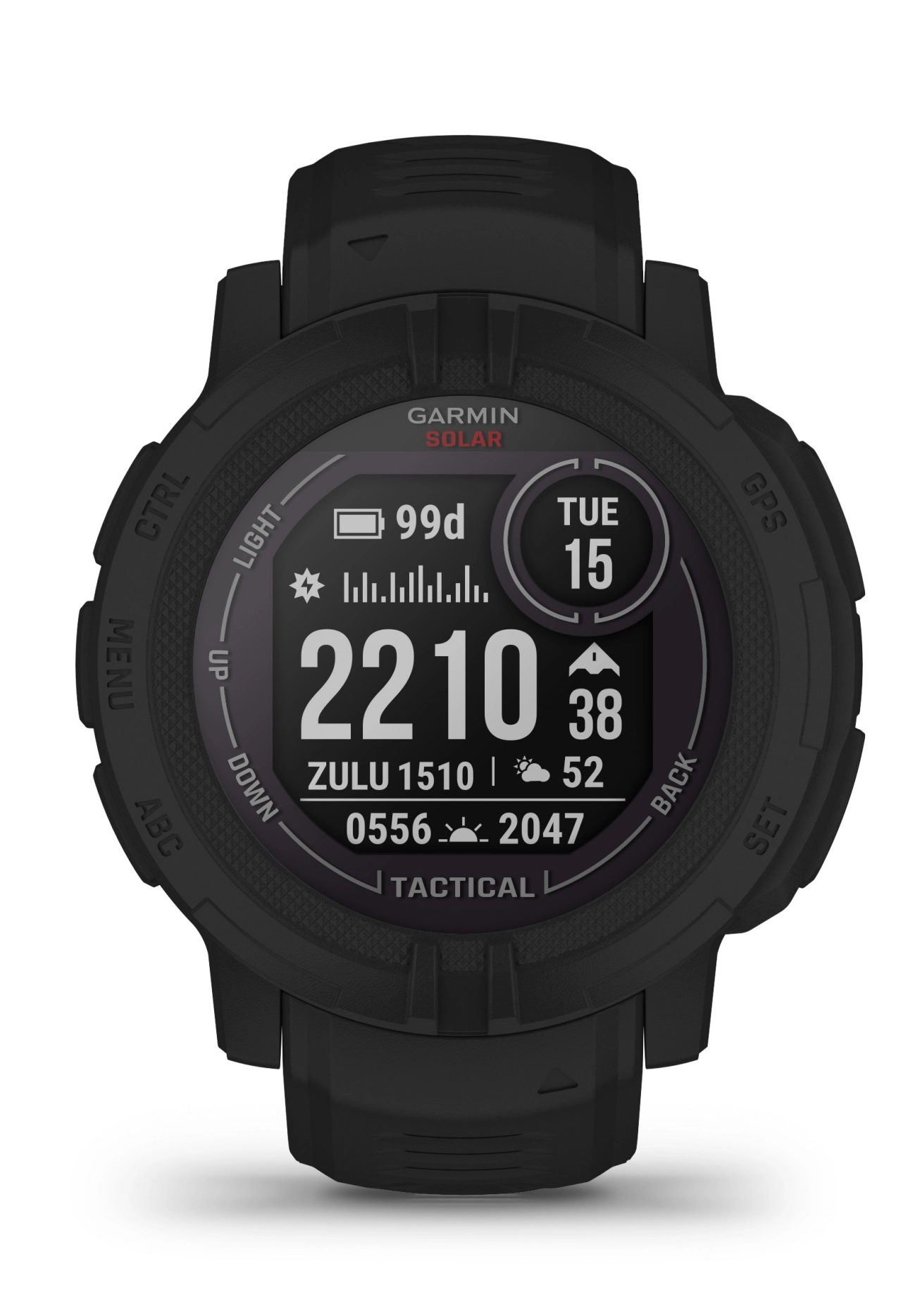 Garmin Instinct 2 Solar Tactical Edition Schwarz