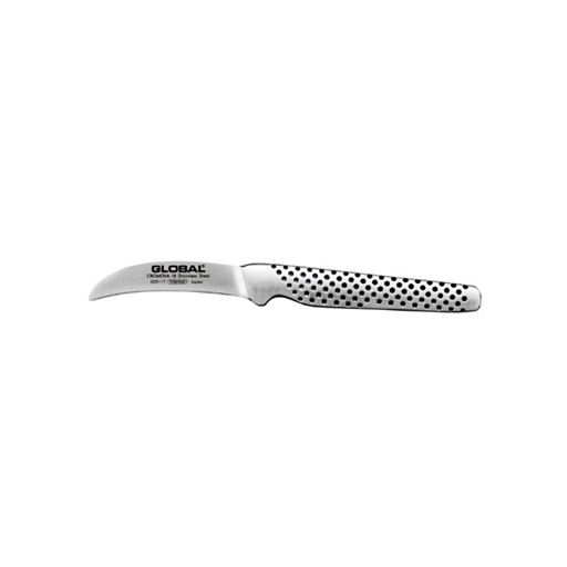 Global GSF-17 Urtekniv, Krum, 6 cm, Stål