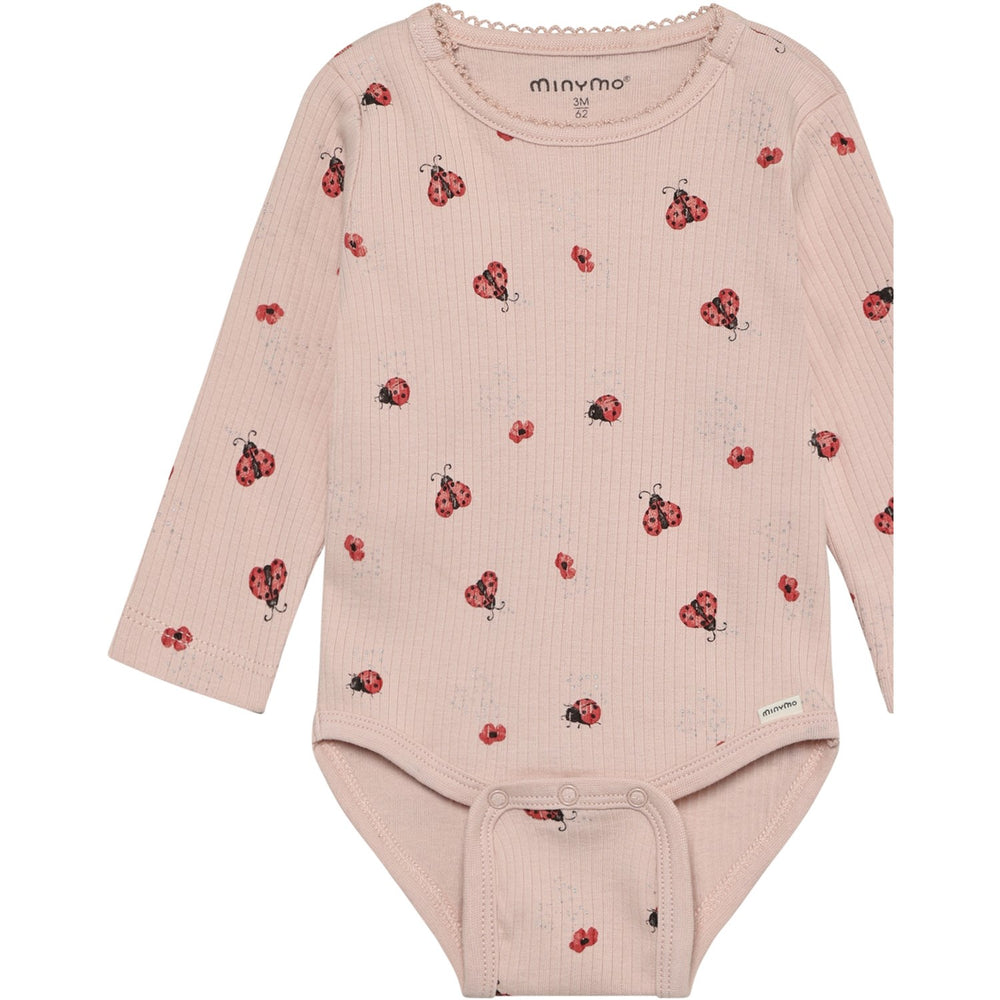 Køb Minymo Peach Whip Body Ls Aop Rib