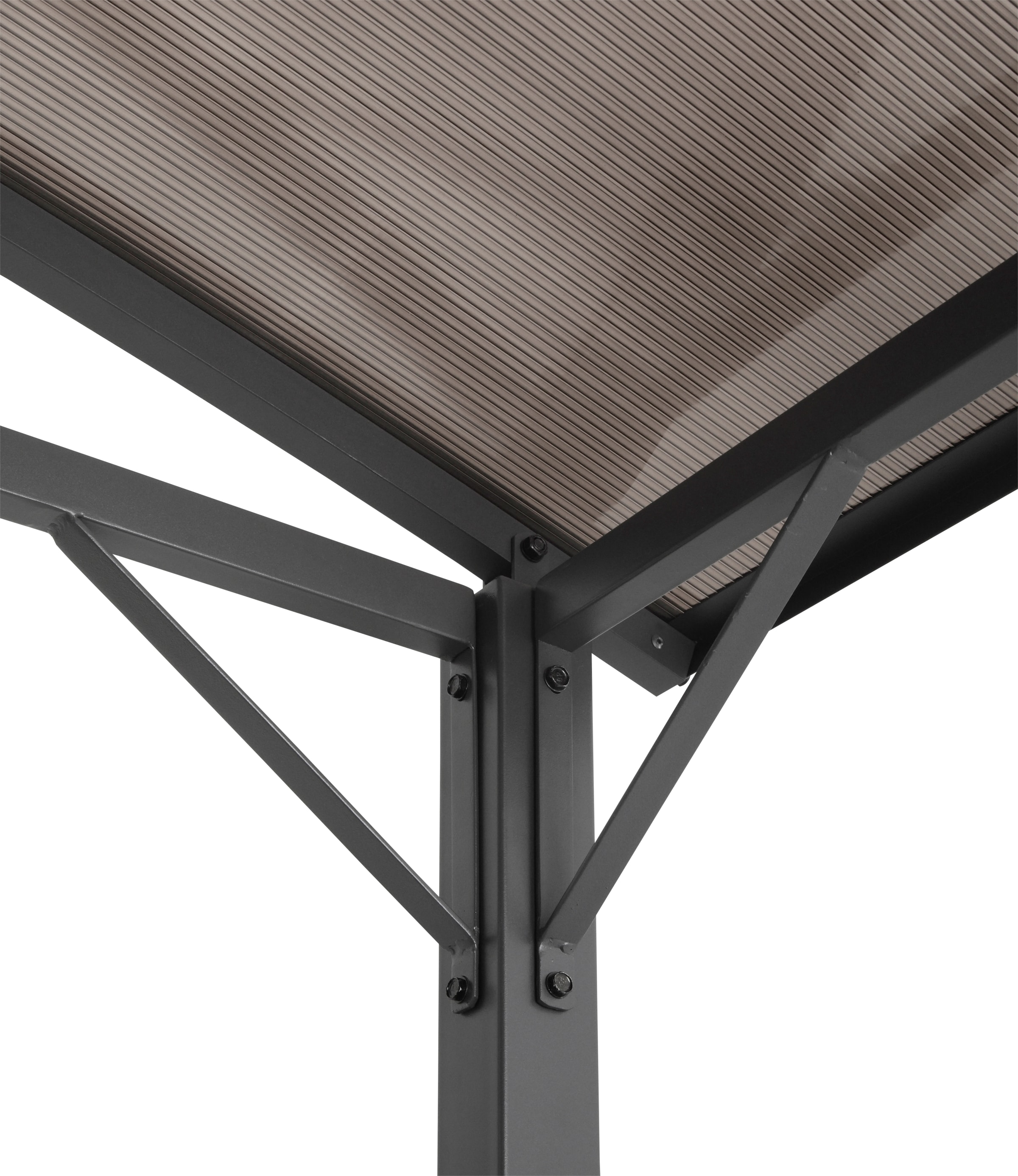 KONIFERA Grillpavillon »Roma« Aussenmasse BxT: 245x150 cm, Stahlgestell, Polycarbonat-Dachplatten