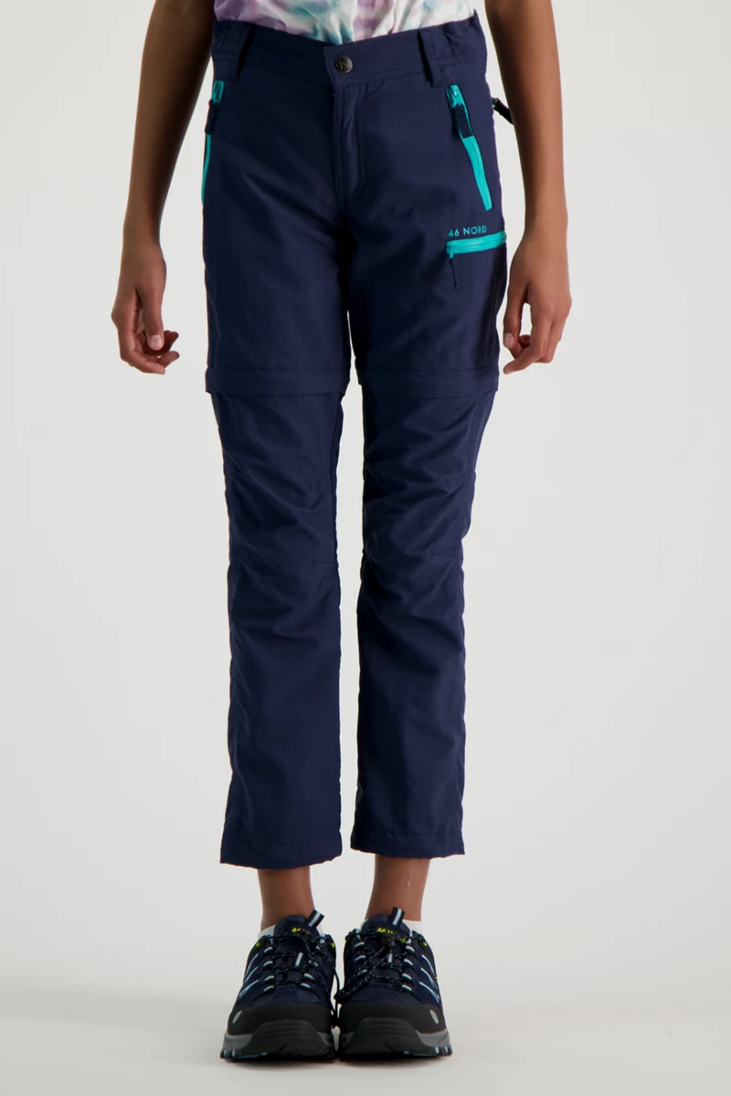 46 NORD Zip-Off Mädchen Wanderhose