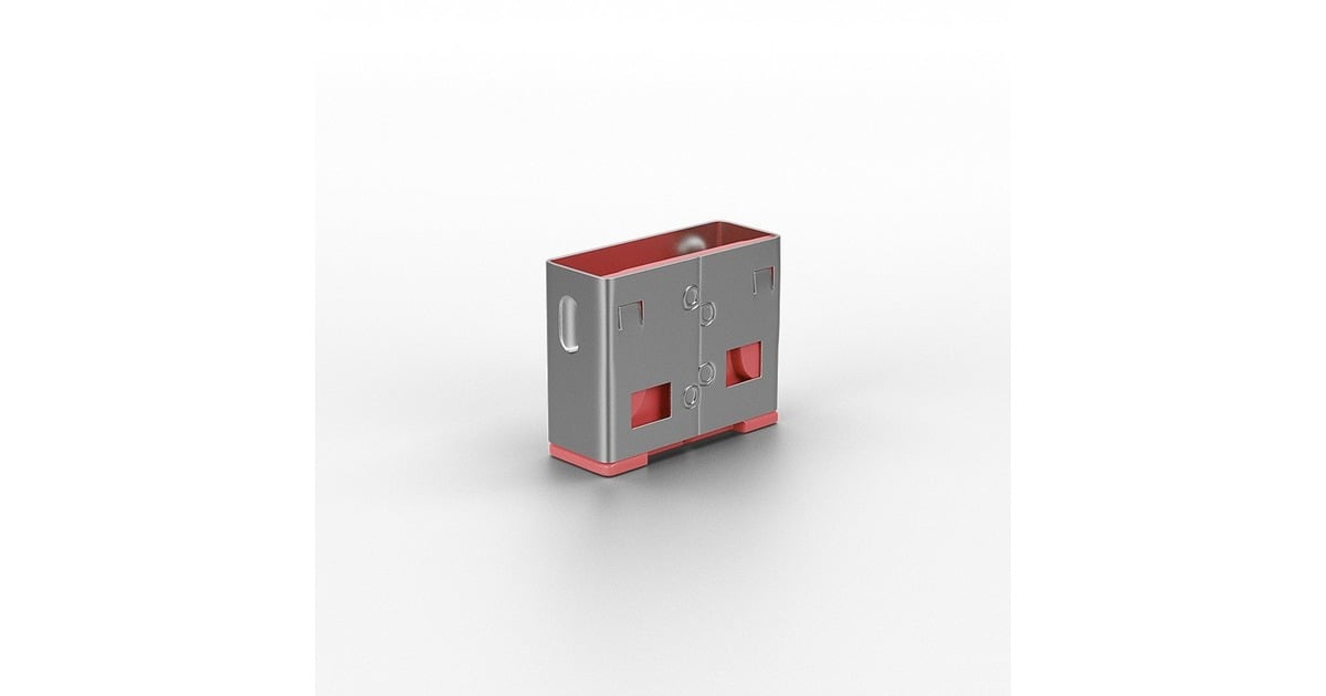 LindyUSB Port Blocker diefstalbeveiliging  (Rood, 10-pack)