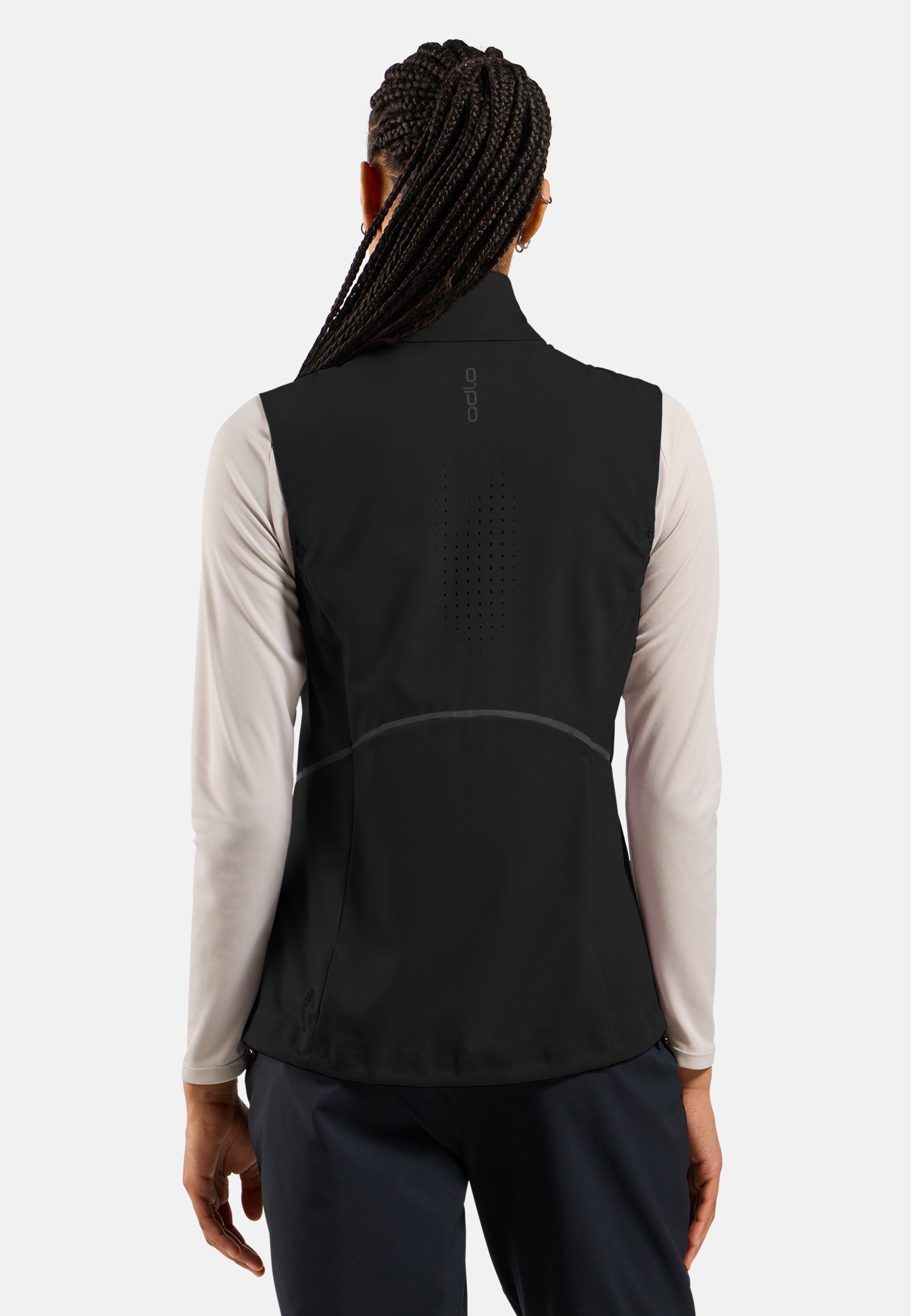 Zeroweight Warm Softshell-Laufweste 2.0 in black