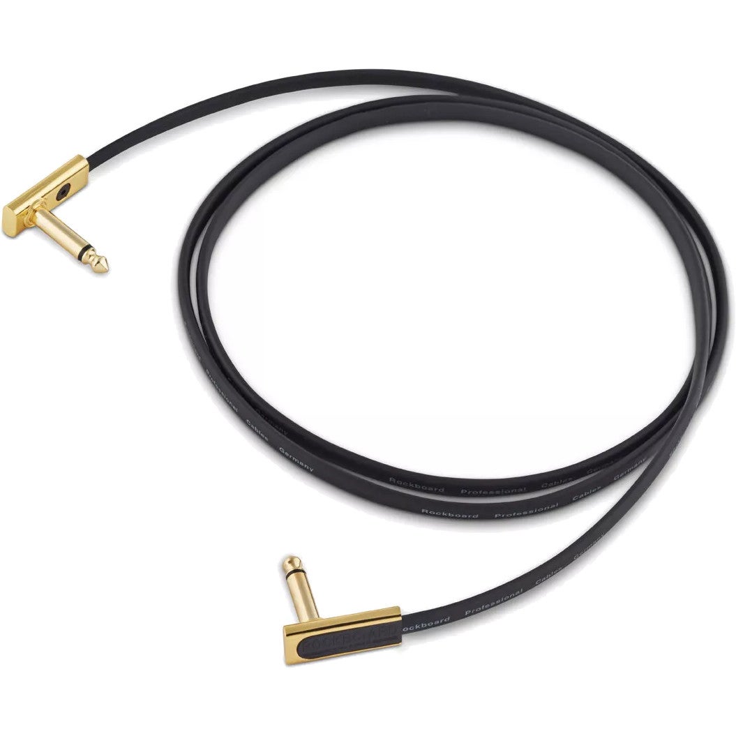 RockBoard Gold Series Flat Patch Cable zwart 1.4 m