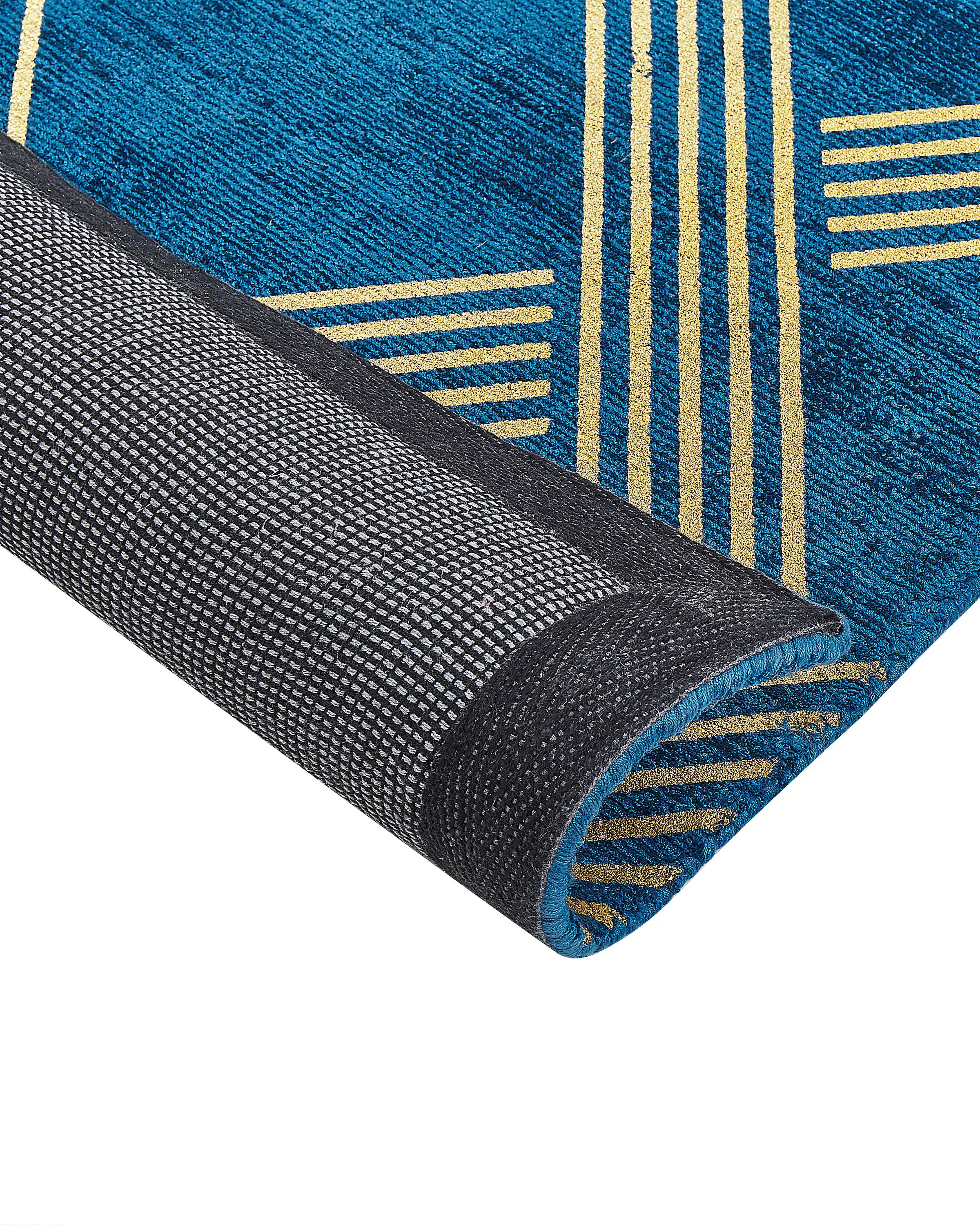 Vloerkleed VEKSE Blauw 160 x 230 cm Viscose