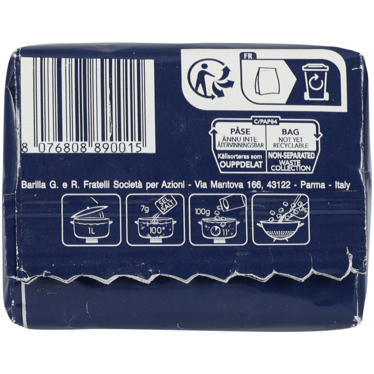 Barilla Collezione Tortellini prosciutto & formaggio