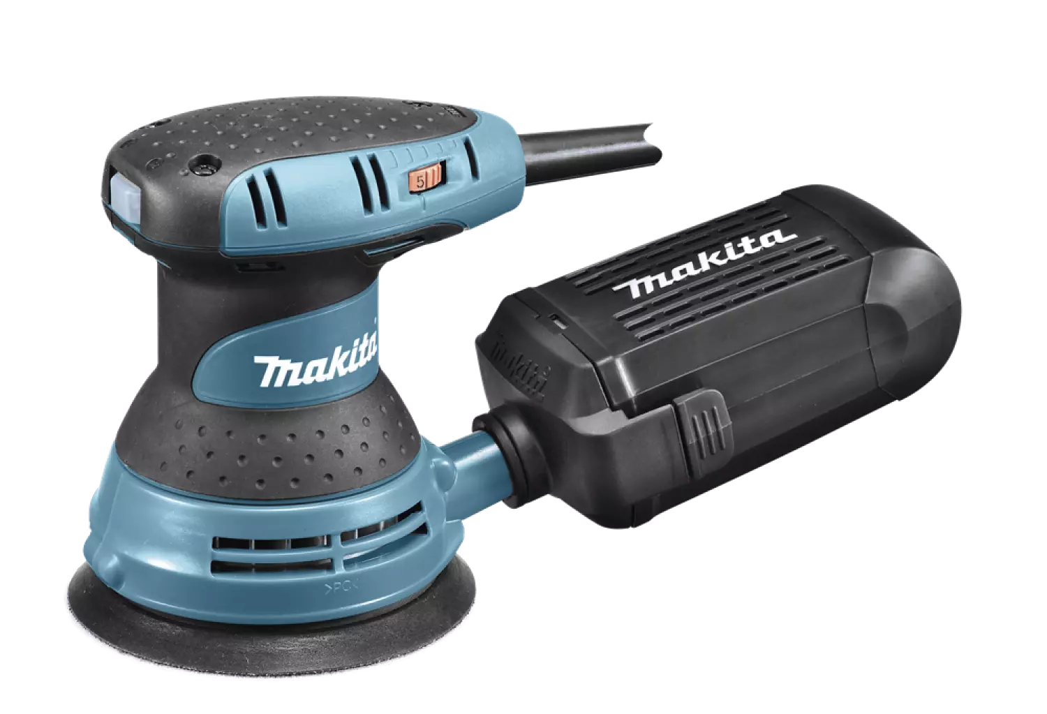 Makita BO5031K Excentrische schuurmachine in koffer - 300W - 125mm - variabel