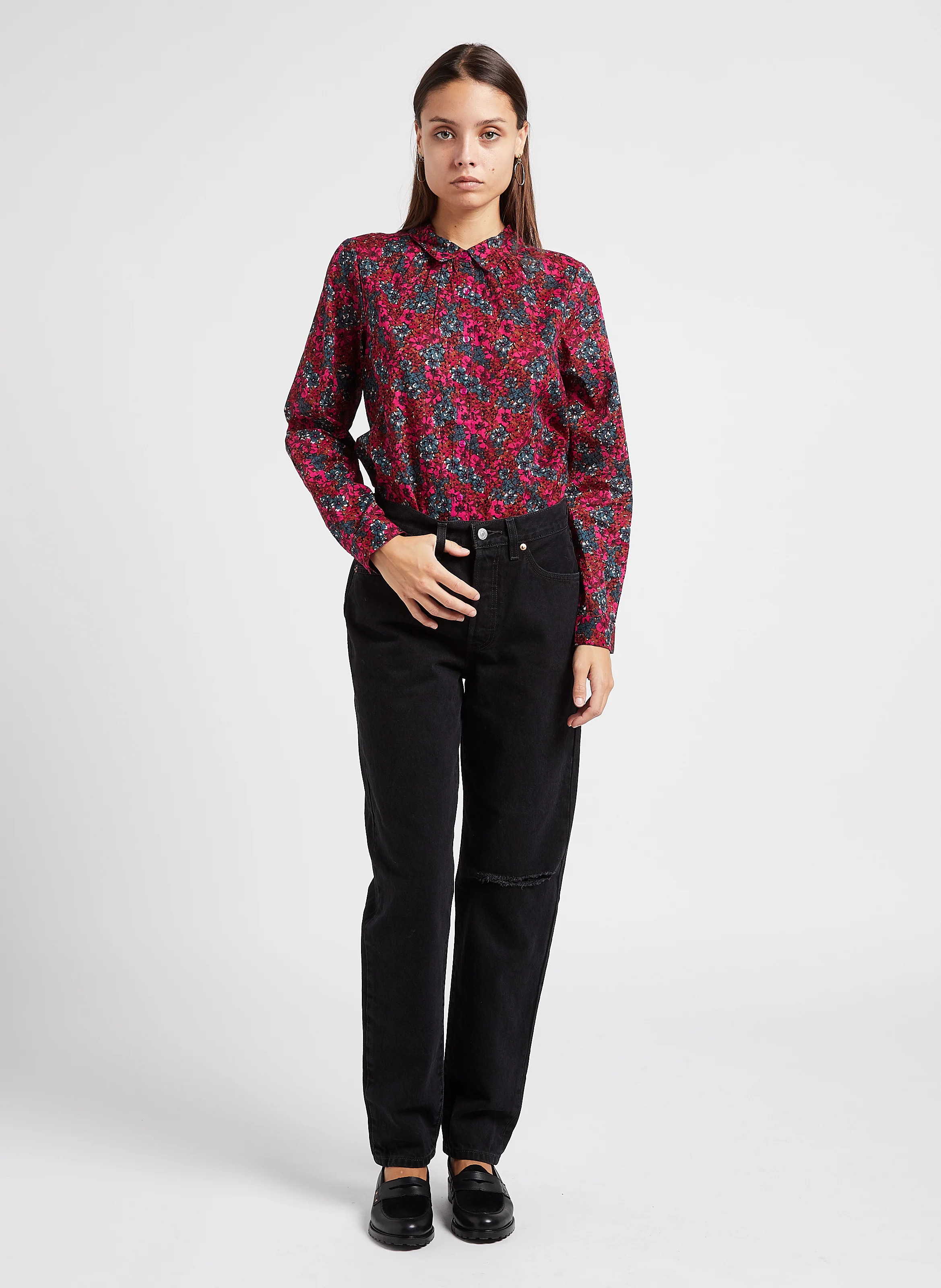 501 81 - Jean droit en coton | Noir