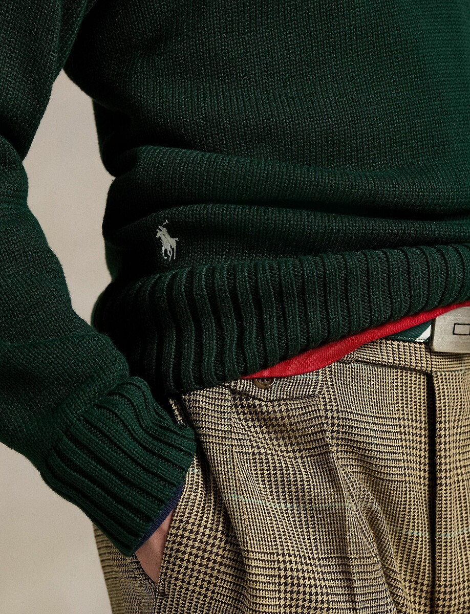 POLO RALPH LAUREN<br>Suéter de gola redonda